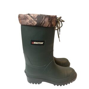 Baffin Trapper Waterproof Insulated Woodland Camo Green Boots Size 7